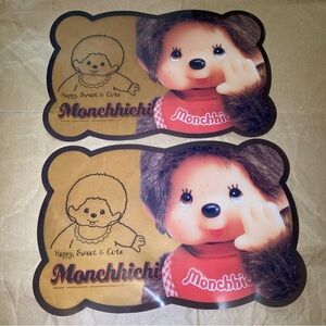 2 x Monchhichi dinning mat